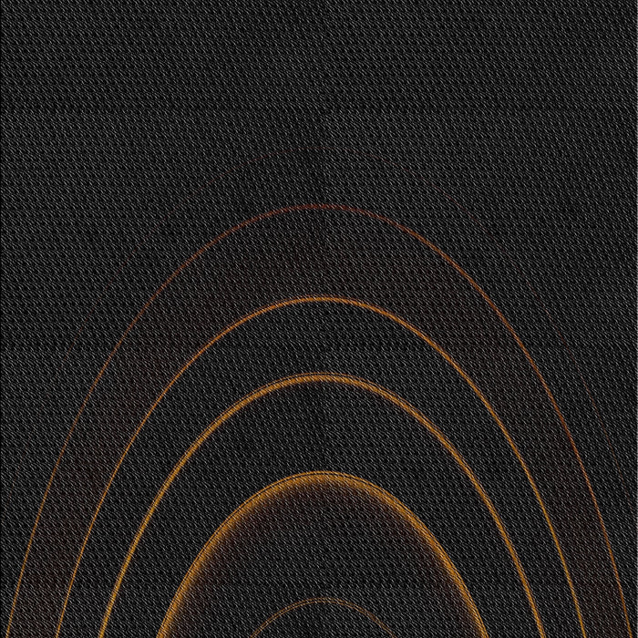 Patterned Charcoal Gray Novelty Rug, pat116