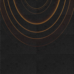 Square Patterned Charcoal Gray Novelty Rug, pat116