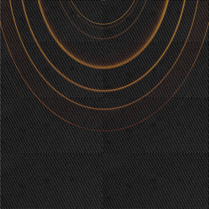 Square Patterned Charcoal Gray Novelty Rug, pat116