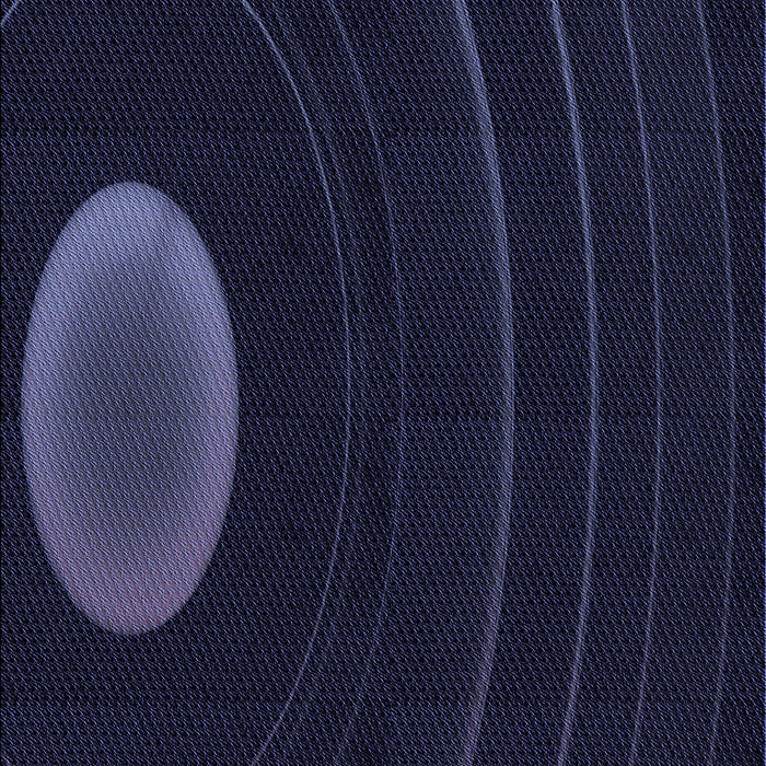 Patterned Black Rug, pat117blu