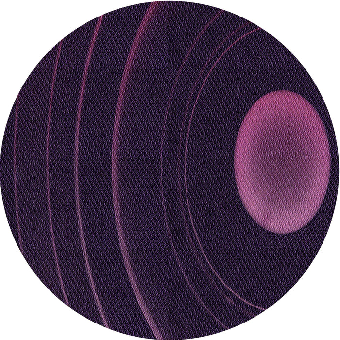 Square Machine Washable Transitional Purple Rug in a Living Room, wshpat117pur