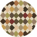 Square Machine Washable Transitional Saddle Brown Rug in a Living Room, wshpat1170brn