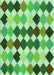 Patterned Forest Green Rug, pat1170grn