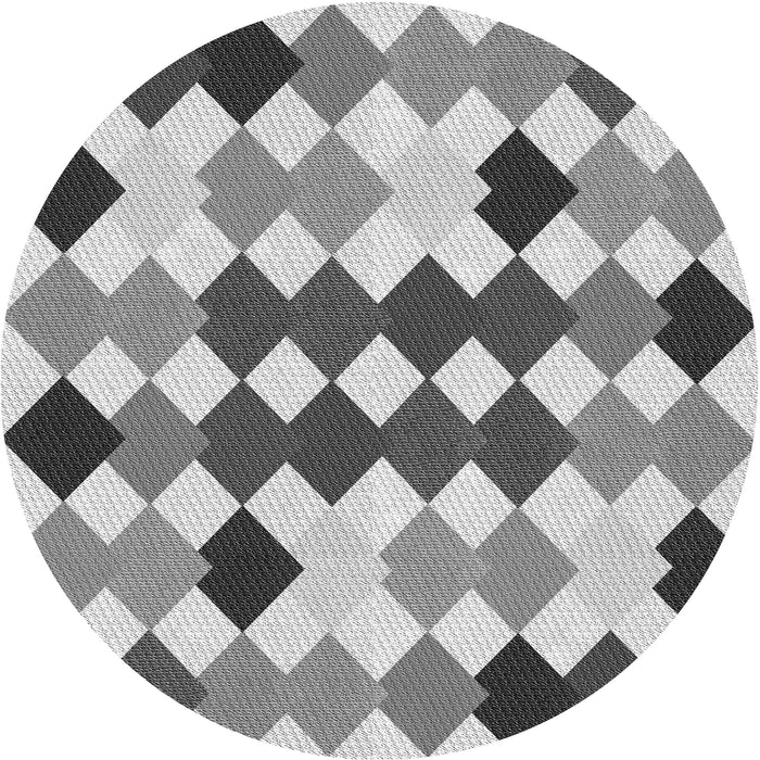 Square Machine Washable Transitional Platinum Silver Gray Rug in a Living Room, wshpat1170gry