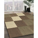 Patterned Sepia Brown Rug in Family Room, pat1171brn