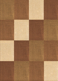 Machine Washable Transitional Saddle Brown Rug, wshpat1171org