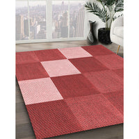 Patterned Red Rug, pat1171rd