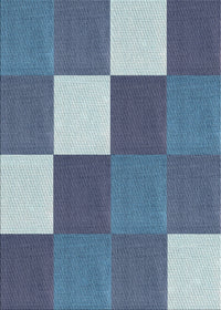 Machine Washable Transitional Blue Rug, wshpat1171