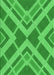 Patterned Neon Green Rug, pat1172grn