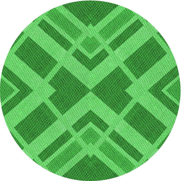 Square Machine Washable Transitional Neon Green Rug in a Living Room, wshpat1172grn