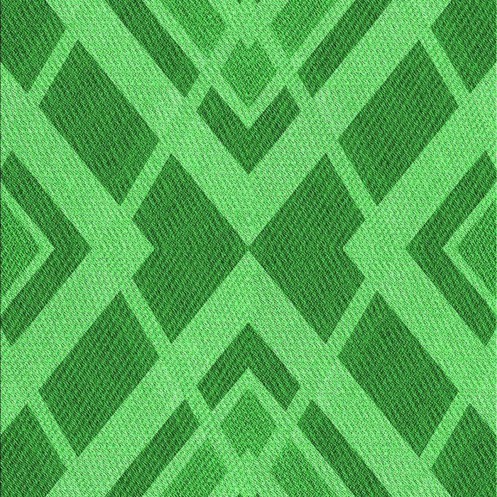 Machine Washable Transitional Neon Green Rug, wshpat1172grn