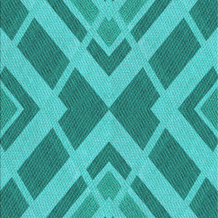 Machine Washable Transitional Dark Cyan Green Rug, wshpat1172lblu
