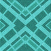 Round Patterned Dark Cyan Green Rug, pat1172lblu