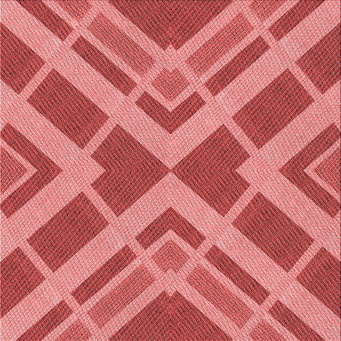 Round Patterned Red Rug, pat1172rd