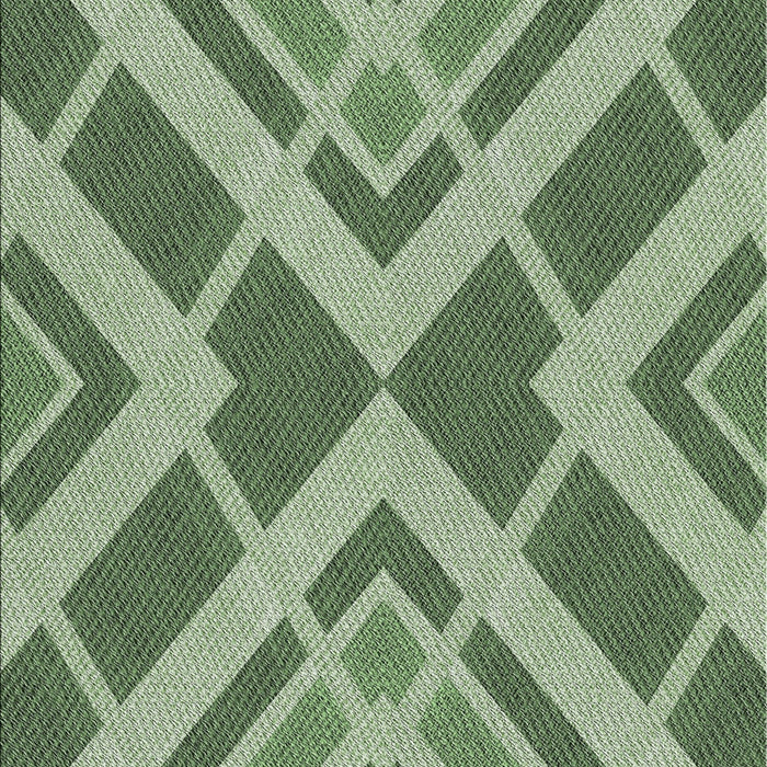 Machine Washable Transitional Medium Forest Green Rug, wshpat1172