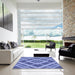 Machine Washable Transitional Denim Blue Rug in a Kitchen, wshpat1173blu