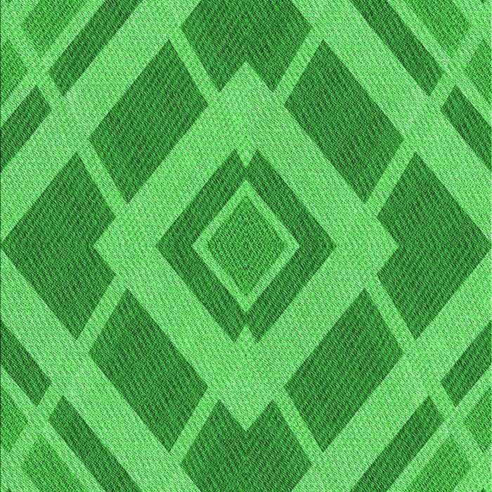 Machine Washable Transitional Neon Green Rug, wshpat1173grn