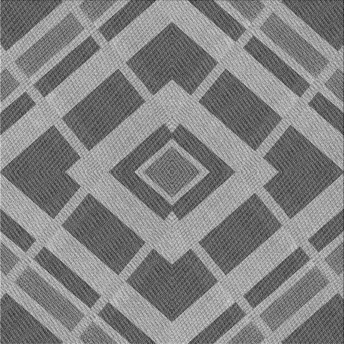 Round Patterned Gray Rug, pat1173gry