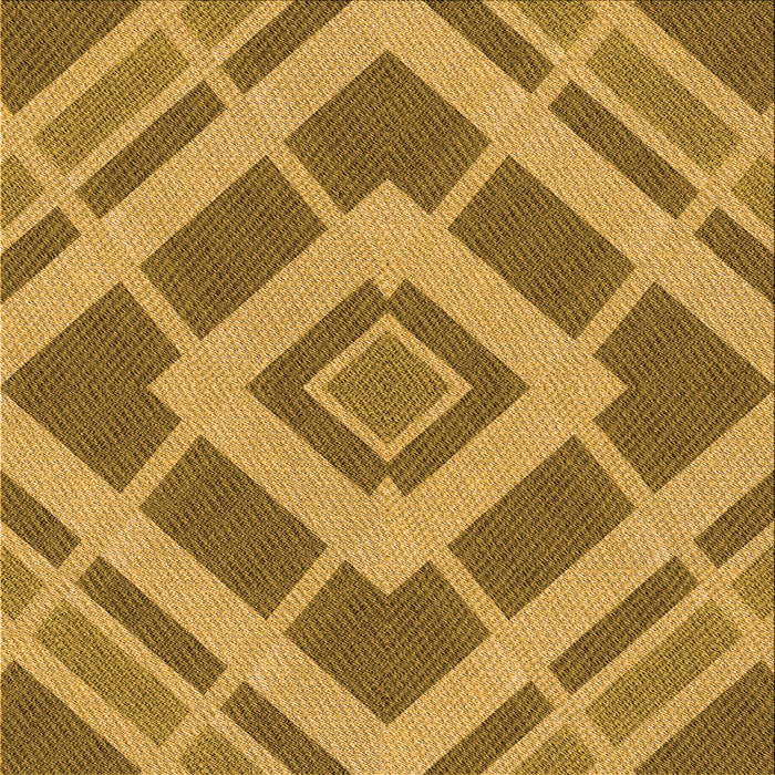 Round Machine Washable Transitional Orange Rug, wshpat1173org