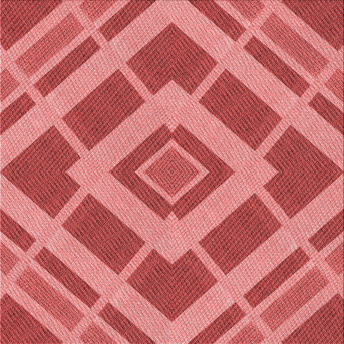 Round Machine Washable Transitional Red Rug, wshpat1173rd