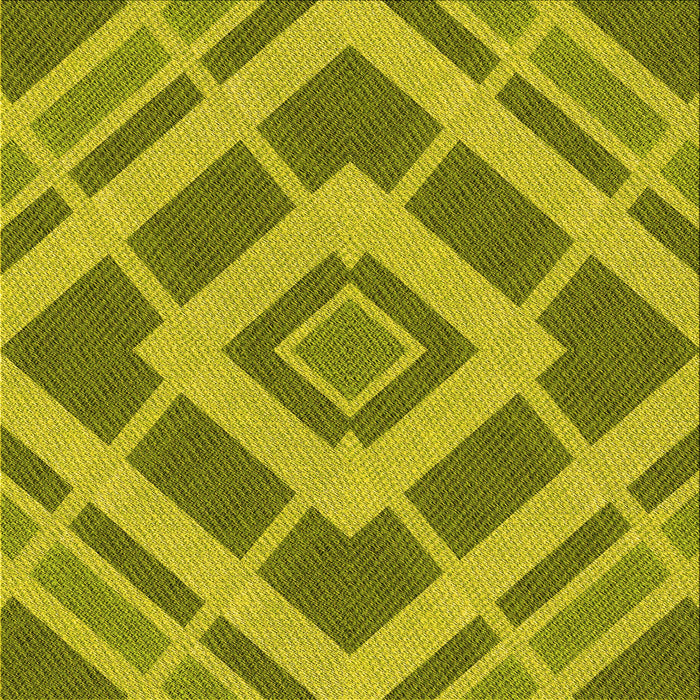 Round Machine Washable Transitional Olive Green Rug, wshpat1173yw