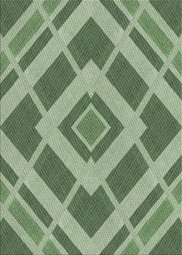 Machine Washable Transitional Medium Forest Green Rug, wshpat1173