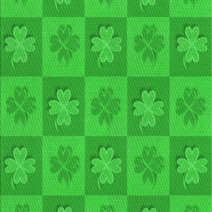 Machine Washable Transitional Lime Green Rug, wshpat1174grn