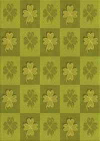 Machine Washable Transitional Green Rug, wshpat1174org