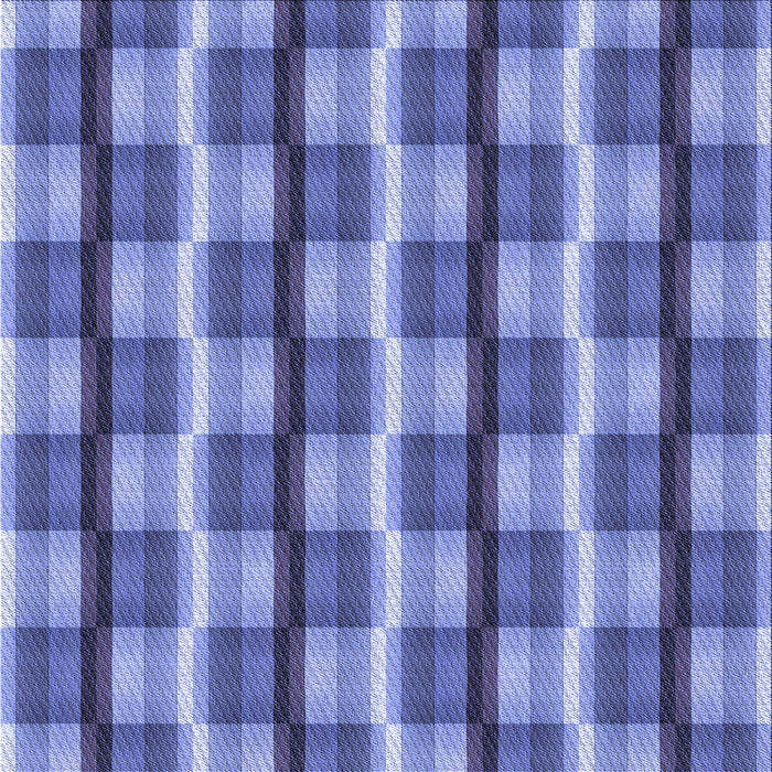 Round Patterned Denim Blue Rug, pat1175blu