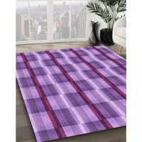 Patterned Purple Rug, pat1175pur