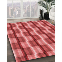 Patterned Red Rug, pat1175rd