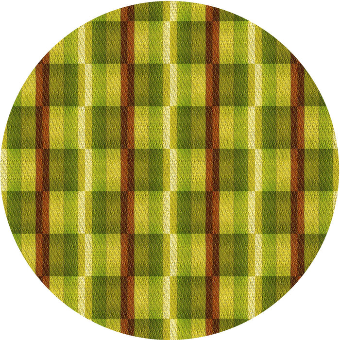 Square Patterned Dark Bronze Brown Rug, pat1175yw