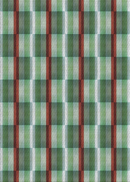 Patterned Green Novelty Rug, pat1175