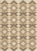 Machine Washable Transitional Khaki Gold Rug, wshpat1176brn