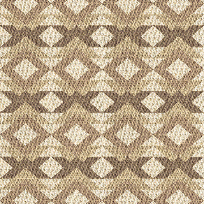 Patterned Khaki Gold Rug, pat1176brn