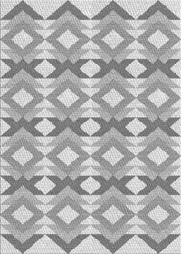 Machine Washable Transitional Gray Rug, wshpat1176gry