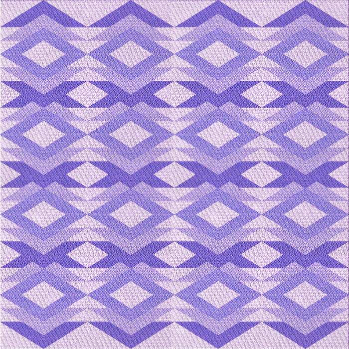 Round Machine Washable Transitional Purple Rug, wshpat1176pur