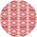 Square Machine Washable Transitional Pink Rug in a Living Room, wshpat1176rd