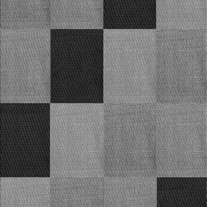 Patterned Gunmetal Gray Rug, pat1177gry