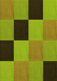 Machine Washable Transitional Pistachio Green Rug, wshpat1177yw