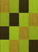 Patterned Pistachio Green Rug, pat1177yw