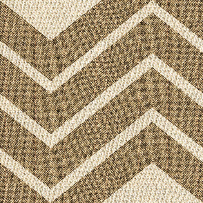 Patterned Khaki Gold Rug, pat1178brn