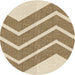 Square Patterned Khaki Gold Rug, pat1178brn