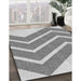 Machine Washable Transitional Gainsboro Gray Rug in a Family Room, wshpat1178gry