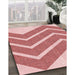 Machine Washable Transitional Red Rug in a Family Room, wshpat1178rd