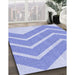 Machine Washable Transitional Blue Rug in a Family Room, wshpat1179blu