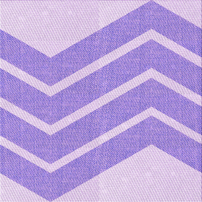 Round Patterned Blossom Pink Rug, pat1179pur