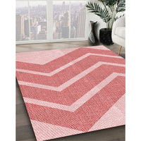 Patterned Red Rug, pat1179rd