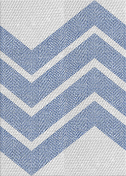 Patterned Lavender Blue Novelty Rug, pat1179