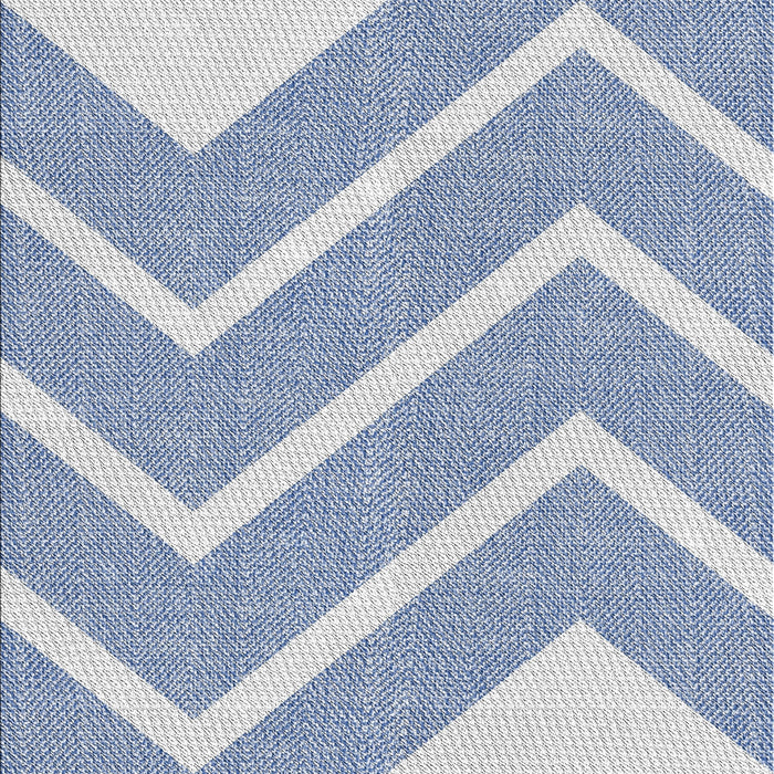 Patterned Lavender Blue Novelty Rug, pat1179